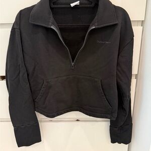 Outdoor Voices Black Zip Pullover